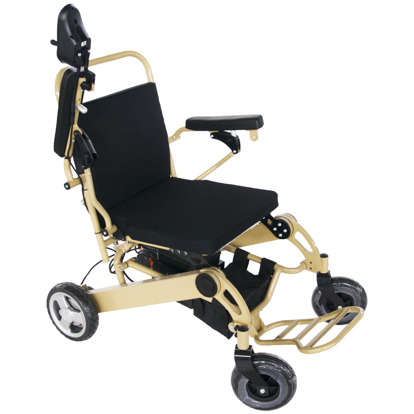 FC-P5 Lightweight Adults Electric Collapsible Wheelchair for outside