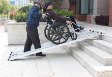 Double Folding Portable Handicap Ramps for Wheelchair